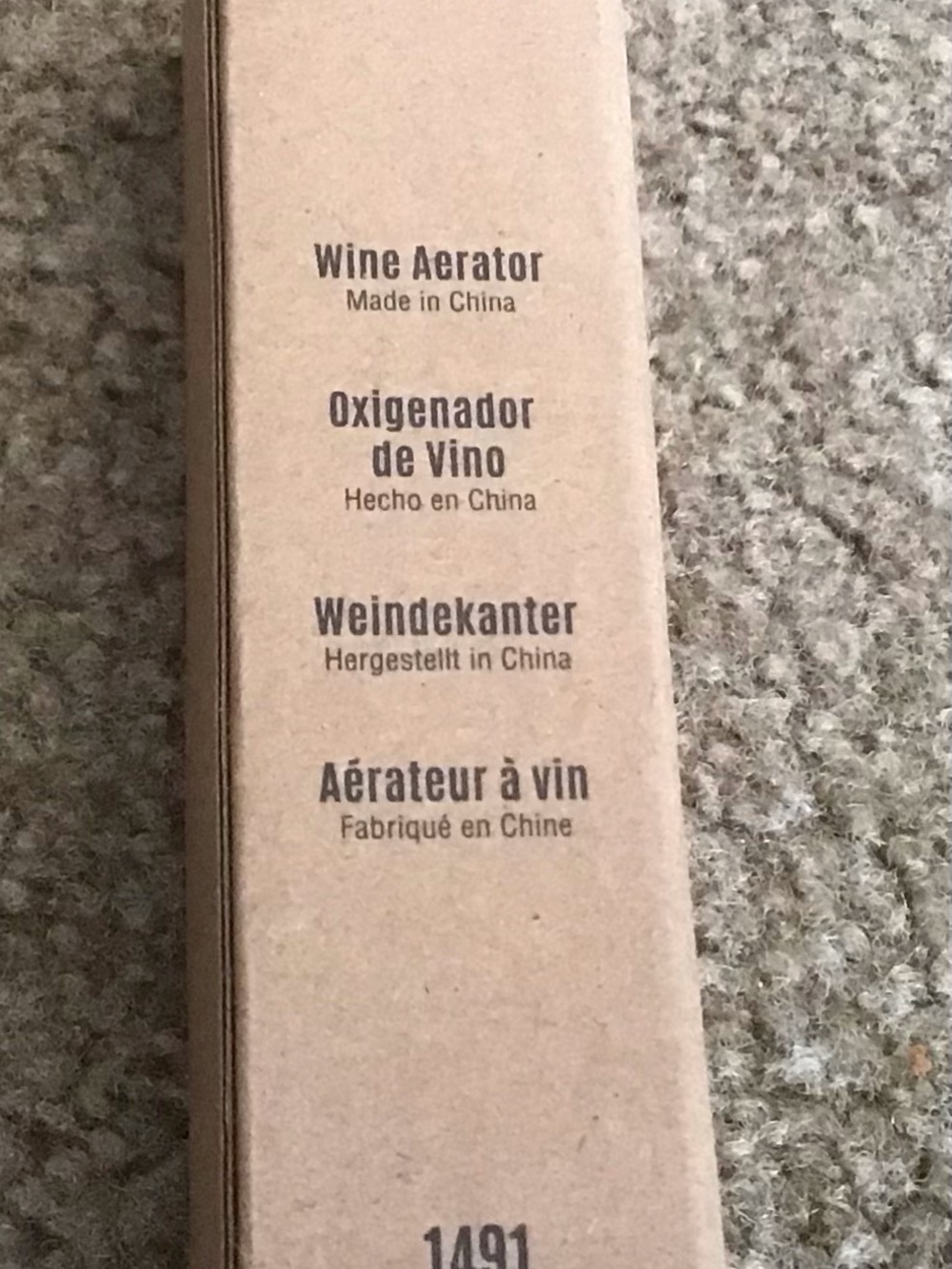 Pampered Chef Wine Aerator (model #1491) NIB